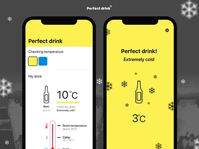 Perfect drink App arduino beer drink ui ux