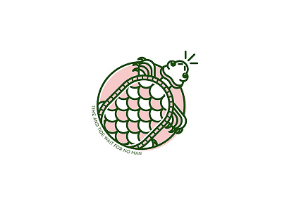 EXISTENTIAL TURTLE design existential illustration logo turtle