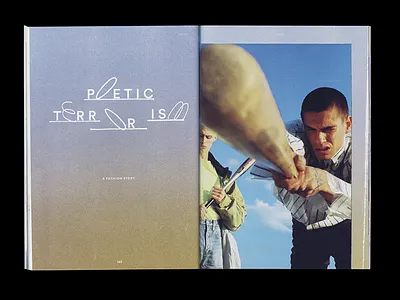 Hypebeast 20—Poetic Terrorism editorial gradient hype lettering magazine poetic print terrorism type typography