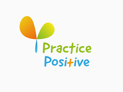 Logo Concept abstract bright curves environment gradient green logo sustainability