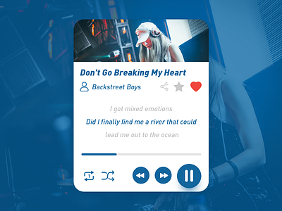 Music page app music ui ux