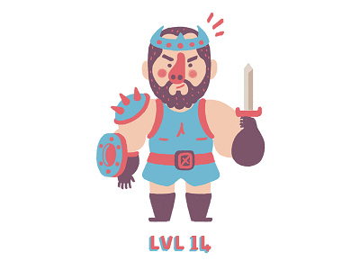 Warrior // Lvl 14 character design frp game game art rpg warrior