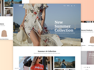 The Shop Template for STUDIO fashion shop studio studiodesign template website