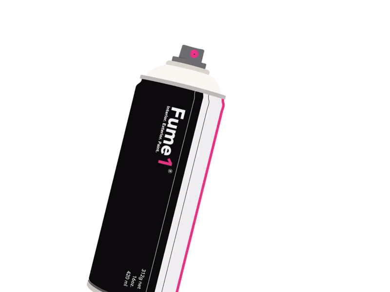 Spray design ironlak motion spray