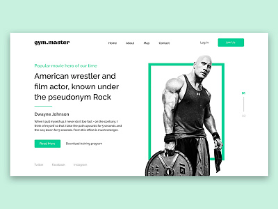 Home Screen app color design home preview rock social ui ux web website wrestlar