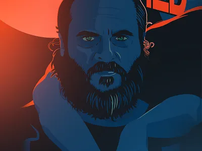 You Were Never Really Her actor illustration joaquin phoenix little white lies movie you were never really here