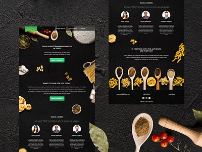 Felice Pasta Website food order sketch ui userexperience userinterface ux web webdesign website