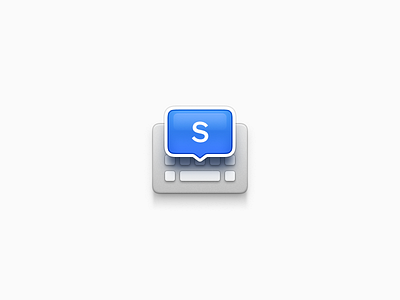 S Input Method app icon input input method keyboard mac icon macos icon osx icon realistic sandor skeu skeuomorph skeuomorphism smartisan smartisan input ui icon user interface icon ux icon