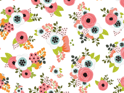 Sweet Bouquet bouquet fabric floral flowers textile design