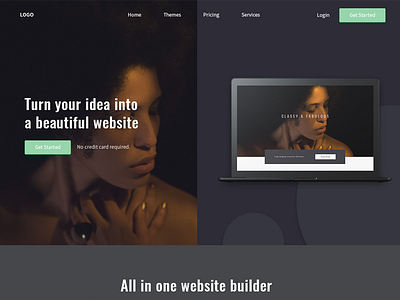 Header Exploration design visual