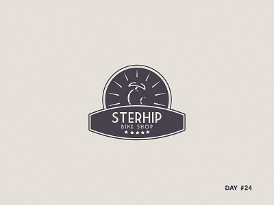 Daily Logo Challenge: Day 24 Bicycle Shop bicycle bikes dailylogo dailylogochallenge day24 justforfun shop sterhip