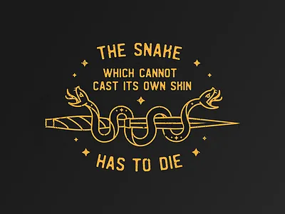 ⟡⟡⟡ blackwork dagger die knife snake tattoo traditional