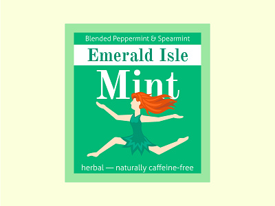 Emerald Isle Mint ballet green hair irish mint tea