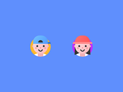 Avatar boy gender girl icon men women