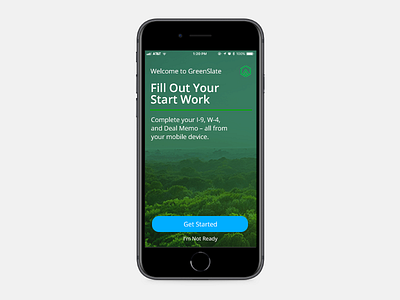 Setup onboarding ui ux