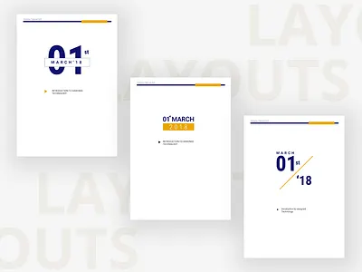 Layouts layouts print typography