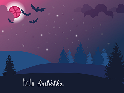 Hello Dribble illustration