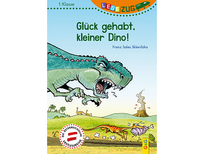 Little Dino childrensbook cover dino dinosaur illustration