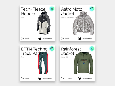 An app in the making. 02 app apparel catalogue