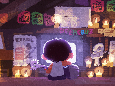 coco my fav. scene coco illustration pixar