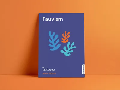 Minimalistic postcard - Fauvism fauvism henri matisse la gerbe minimalistic postcard postcard poster