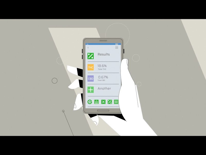 Hands (Gif) after effects black flat hand motion phone rigging stroke white