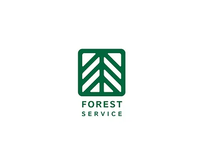 🌲 Forest Service | Logo 🌲 forest green logo mark pine service symbol visual identity woods