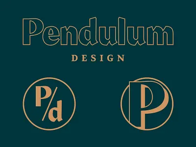 Pendulum - Self Branding brand design identity logo logotype monogram pendulum self branding wordmark
