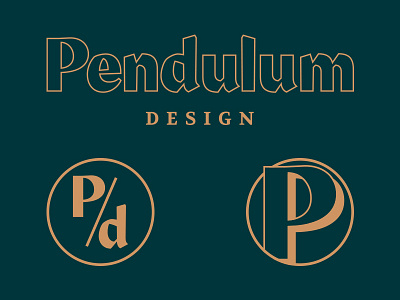 Pendulum - Self Branding brand design identity logo logotype monogram pendulum self branding wordmark