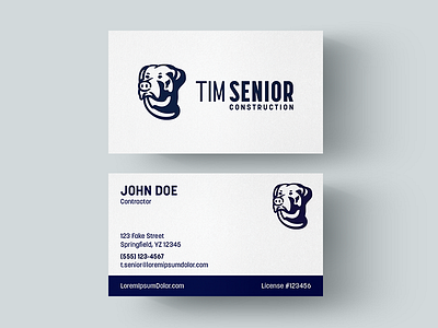 Chesapeake Bay Retriever - Business Card brand identity branding business card chesapeake bay retriever dog logo print