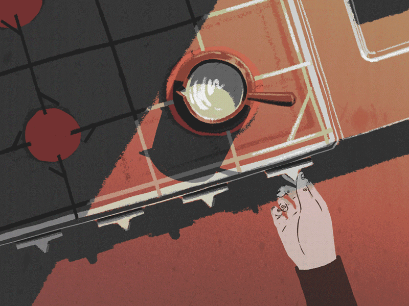 Fire 2d 2d animation after effects animation art character design gif illustration loop motion design wip