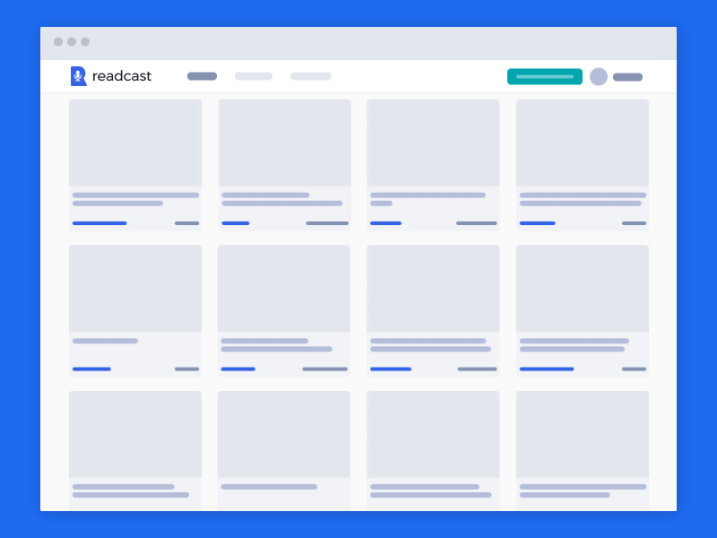 Example of Articles List & Article - Motion Design