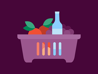 Groceries Exploration groceries illustration visual design