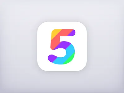 5 Things app icon branding identity logo