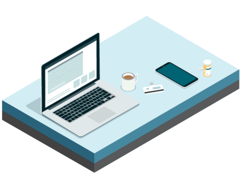 Medical Computer animation computer design medical pastel vector