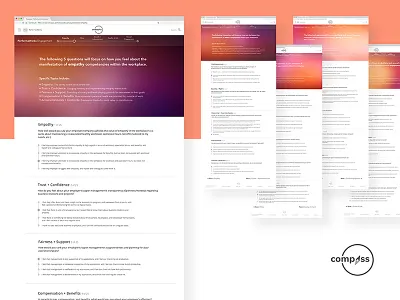 Compass Employee Engagement assessment compass employee engagement management psychology questionnaire survey workplace