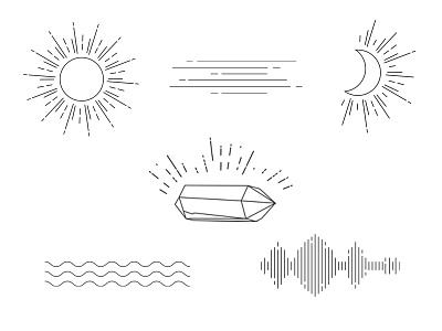 Apothecary Company Icons design icons logo