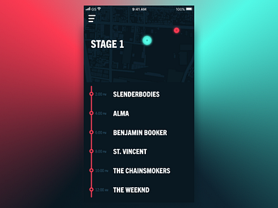 DailyUI #020 Location Tracker dailyui location schedule tracker