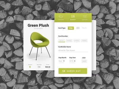 Credit Card Checkout Daily Ui daily dailyui design experience ui uiux user web