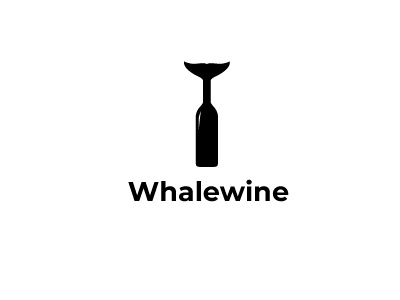 Whalewine logo icon logo logoinspiration logotype winelogo