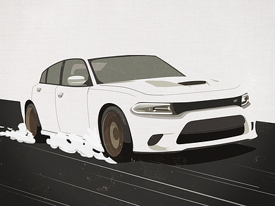 Charger car charger dodge illustrator photoshop