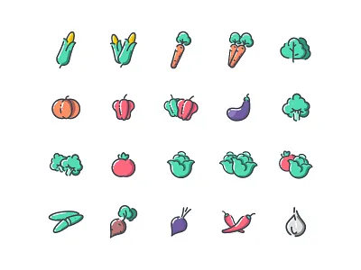 Vegetable Icon icon icon design icon pack vegetable