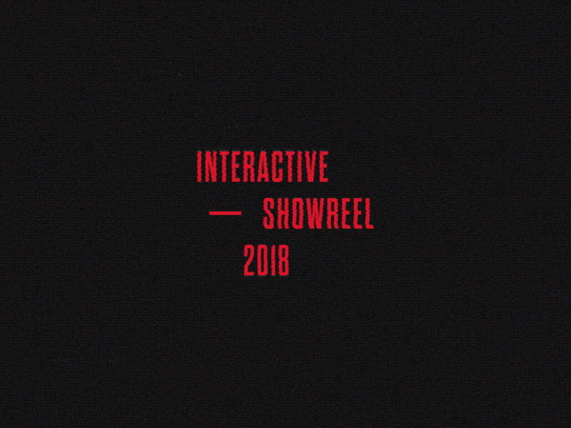 UI Animation Reel interaction design interactive animation showreel ui animation website design