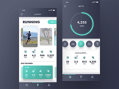 Fitness tracker App