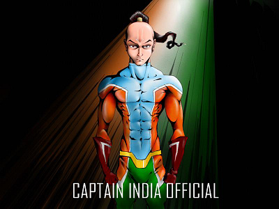 CAPTAIN INDIA OFFICIAL comic art