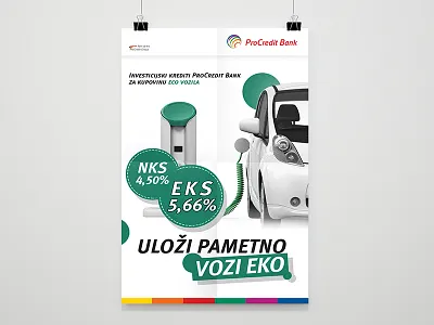 ProCredit Bank Eco Visual banners design graphic design graphics