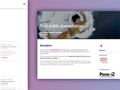 Performing Gender artistic artists body dance graphic graphic design performance project ui ux website works