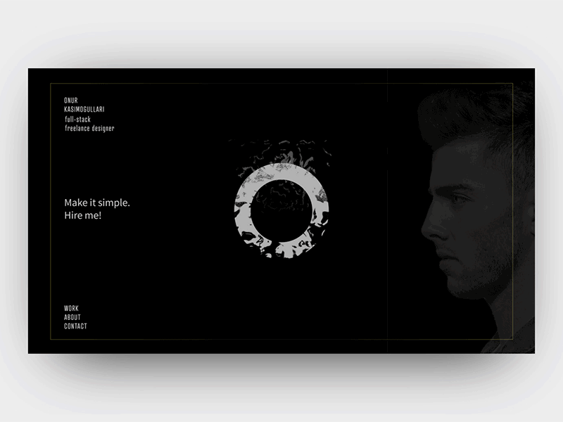 Freelancer portfolio web page dark freelance inspire motiongraphics portfolio ui uidesign ux uxdesign web