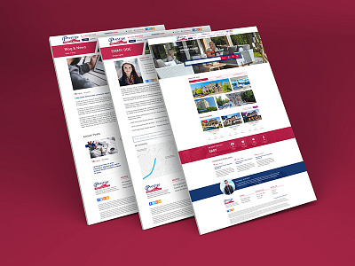 Real estate in USA design website