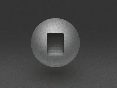 Sphere and Stairs icon rebound
